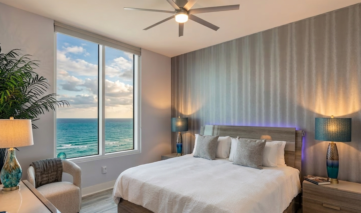 Bedroom 2 (Beach View)